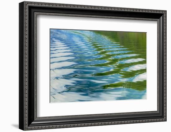 Alaska, Glacier Bay National Park. Boat Wake in Dundas Bay-Jaynes Gallery-Framed Photographic Print