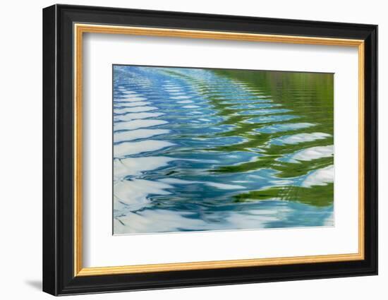 Alaska, Glacier Bay National Park. Boat Wake in Dundas Bay-Jaynes Gallery-Framed Photographic Print