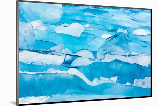 Alaska, Glacier Bay National Park. Close Up of Blue Ice-Jaynes Gallery-Mounted Photographic Print