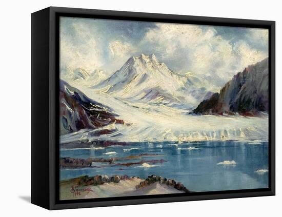 Alaska Glacier From Richardson Highway-Anna P. Gellenbeck-Framed Premier Image Canvas