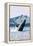 Alaska - Humpback Whale-Lantern Press-Framed Stretched Canvas