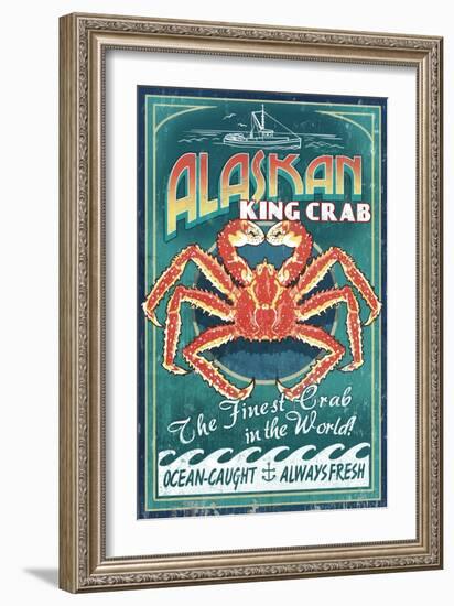 Alaska King Crab-Lantern Press-Framed Art Print