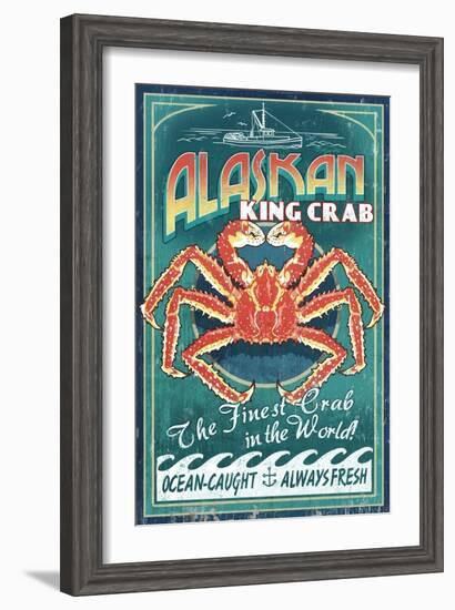 Alaska King Crab-Lantern Press-Framed Art Print