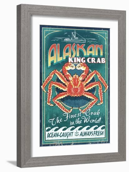 Alaska King Crab-Lantern Press-Framed Art Print
