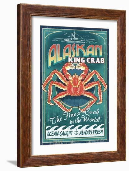 Alaska King Crab-Lantern Press-Framed Art Print