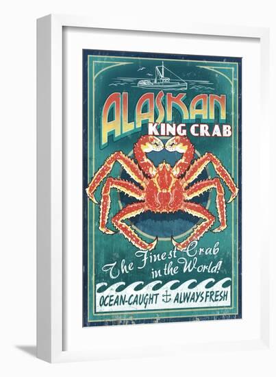 Alaska King Crab-Lantern Press-Framed Art Print