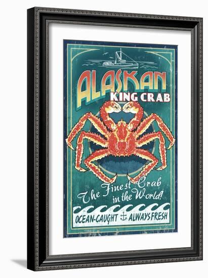 Alaska King Crab-Lantern Press-Framed Art Print