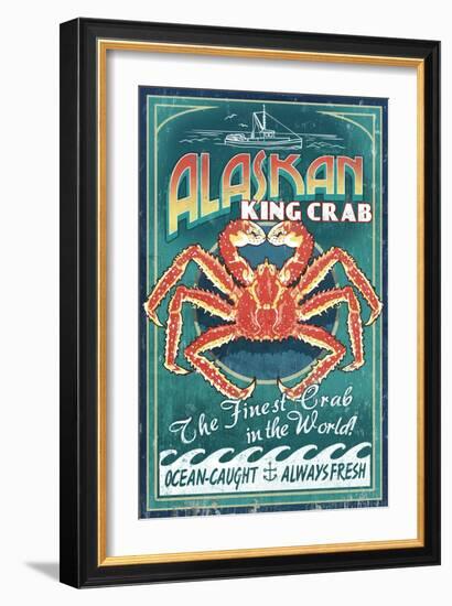 Alaska King Crab-Lantern Press-Framed Art Print