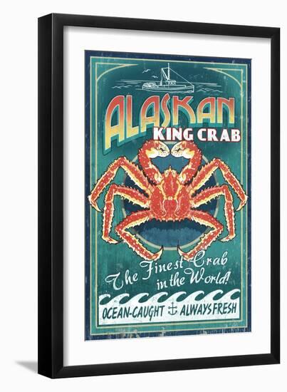Alaska King Crab-Lantern Press-Framed Premium Giclee Print
