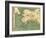 Alaska - Panoramic State Map-Lantern Press-Framed Art Print