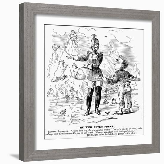 Alaska Purchase Cartoon-null-Framed Giclee Print