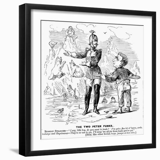 Alaska Purchase Cartoon-null-Framed Giclee Print