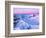 Alaska Range with Alpen Glow, Denali National Park, Alaska, USA-Dee Ann Pederson-Framed Photographic Print