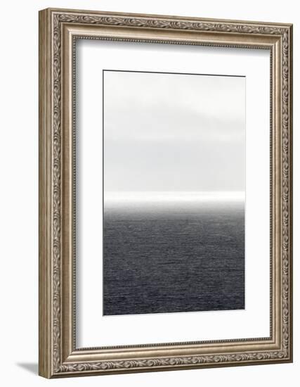 Alaska, Sitka, stormy gray day view over ocean-Savanah Plank-Framed Photographic Print