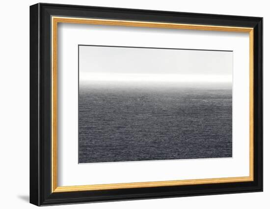 Alaska, Sitka, stormy gray day view over ocean-Savanah Plank-Framed Photographic Print