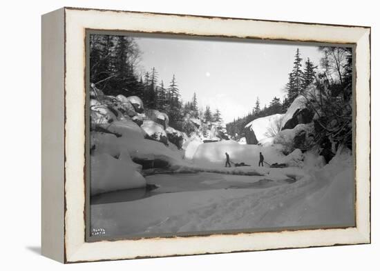 Alaska, Skagway Trail, 1898-Asahel Curtis-Framed Premier Image Canvas