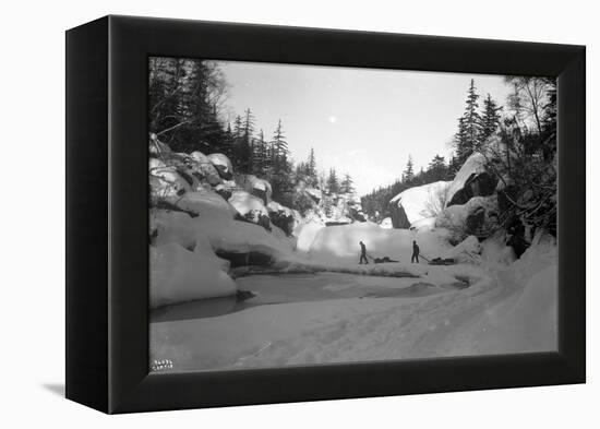 Alaska, Skagway Trail, 1898-Asahel Curtis-Framed Premier Image Canvas