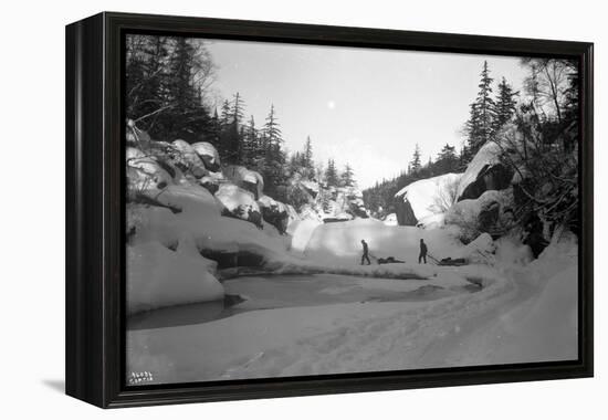 Alaska, Skagway Trail, 1898-Asahel Curtis-Framed Premier Image Canvas