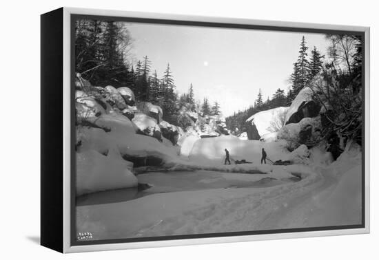 Alaska, Skagway Trail, 1898-Asahel Curtis-Framed Premier Image Canvas