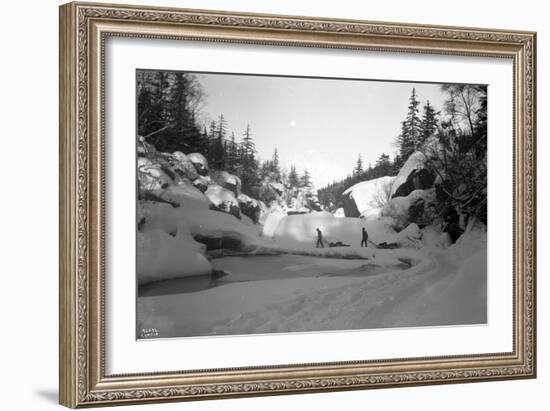 Alaska, Skagway Trail, 1898-Asahel Curtis-Framed Giclee Print