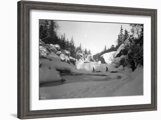 Alaska, Skagway Trail, 1898-Asahel Curtis-Framed Giclee Print