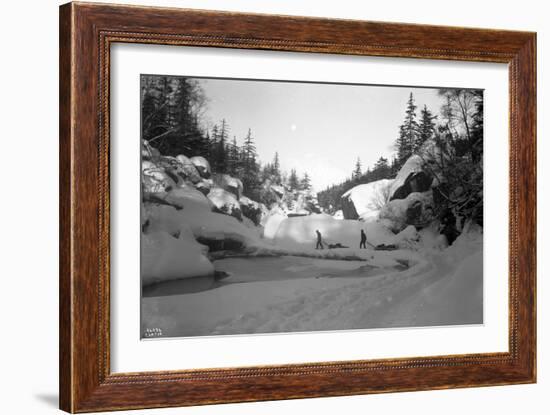 Alaska, Skagway Trail, 1898-Asahel Curtis-Framed Giclee Print