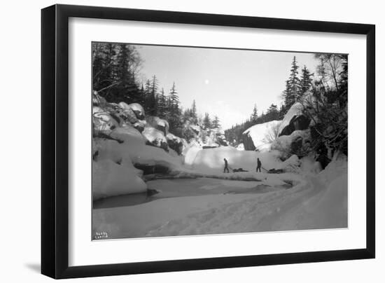 Alaska, Skagway Trail, 1898-Asahel Curtis-Framed Giclee Print