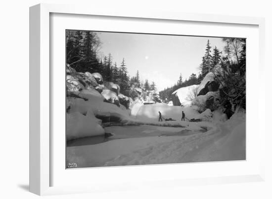 Alaska, Skagway Trail, 1898-Asahel Curtis-Framed Giclee Print