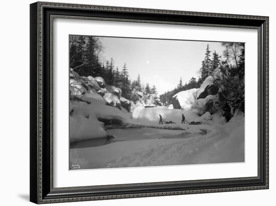 Alaska, Skagway Trail, 1898-Asahel Curtis-Framed Giclee Print