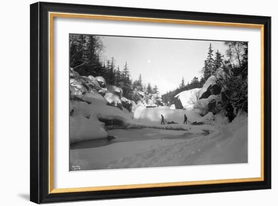 Alaska, Skagway Trail, 1898-Asahel Curtis-Framed Giclee Print