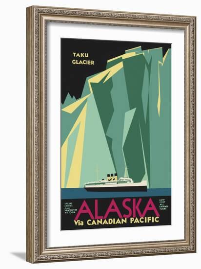 Alaska Taku Glacier-null-Framed Giclee Print