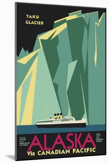 Alaska Taku Glacier-null-Mounted Giclee Print