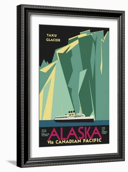 Alaska Taku Glacier-null-Framed Giclee Print