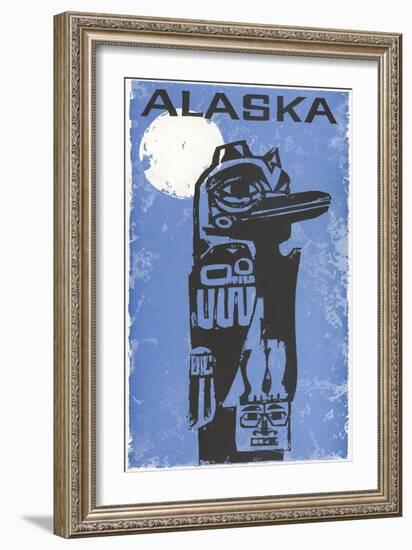 Alaska Travel Poster-null-Framed Art Print