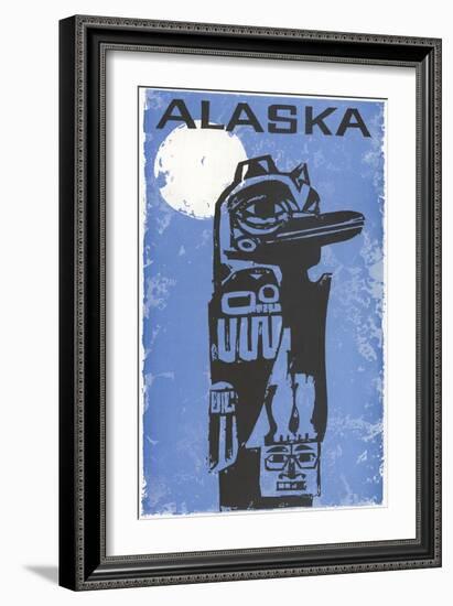 Alaska Travel Poster-null-Framed Art Print