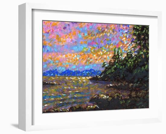 Alaskan Coast-Megan Aroon Duncanson-Framed Art Print