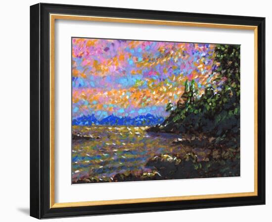 Alaskan Coast-Megan Aroon Duncanson-Framed Art Print