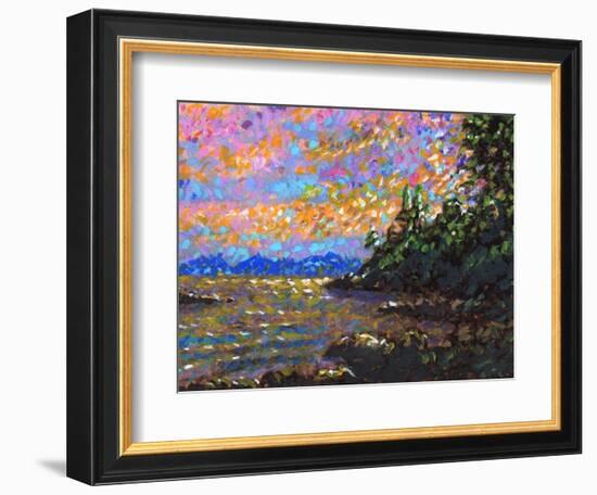 Alaskan Coast-Megan Aroon Duncanson-Framed Premium Giclee Print