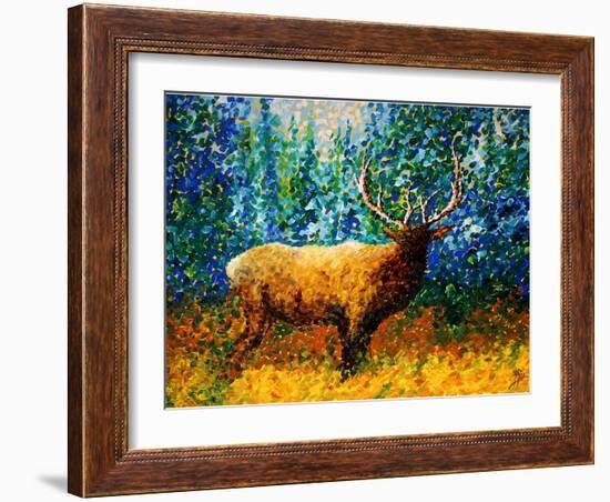 Alaskan Elk-Megan Aroon Duncanson-Framed Art Print