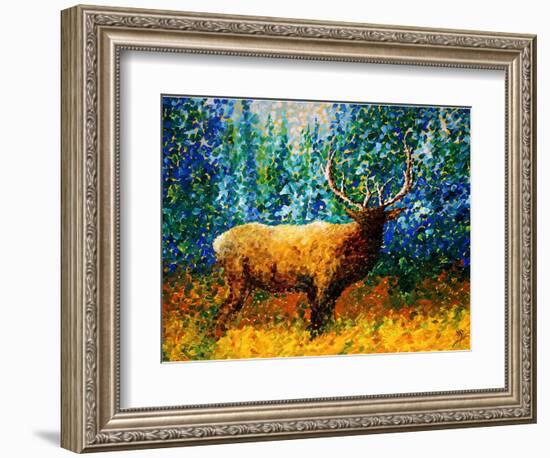 Alaskan Elk-Megan Aroon Duncanson-Framed Art Print