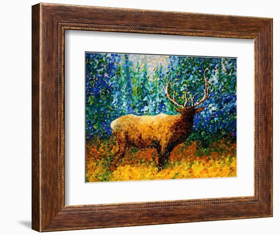 Alaskan Elk-Megan Aroon Duncanson-Framed Art Print