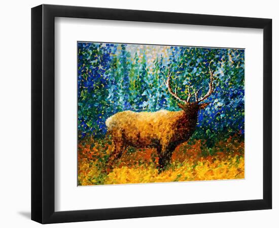 Alaskan Elk-Megan Aroon Duncanson-Framed Art Print