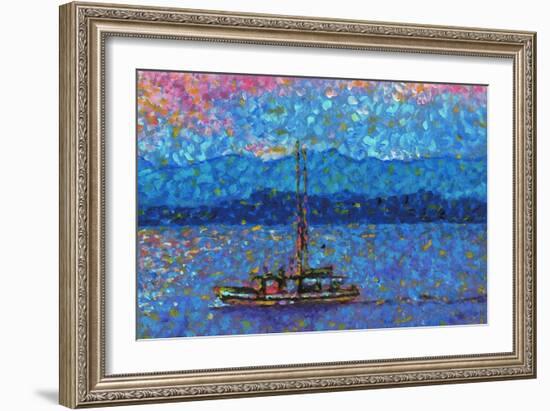 Alaskan Fishing Boat-Megan Aroon Duncanson-Framed Art Print