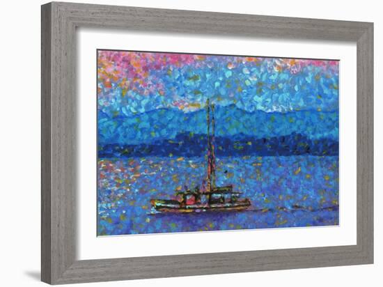 Alaskan Fishing Boat-Megan Aroon Duncanson-Framed Art Print