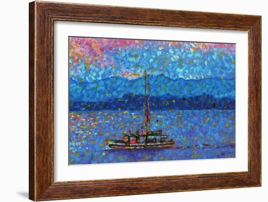 Alaskan Fishing Boat-Megan Aroon Duncanson-Framed Art Print