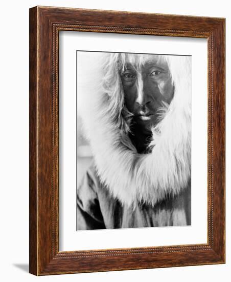 Alaskan Native-Edward S^ Curtis-Framed Giclee Print