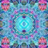 A Blue Water Mandala from Flower Photographs-Alaya Gadeh-Photographic Print