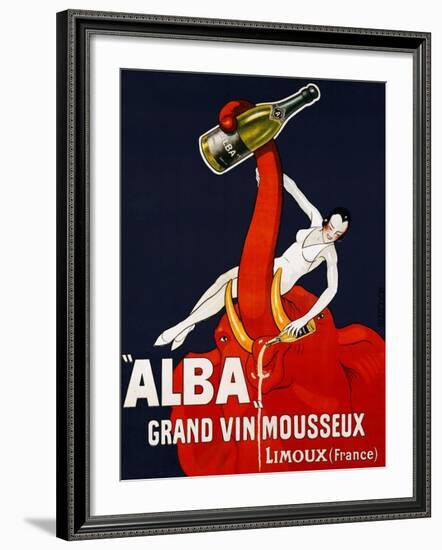 Alba Grand Vin Mousseux, ca. 1928-Andre-Framed Art Print