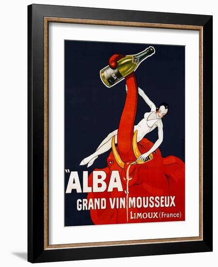 Alba Grand Vin Mousseux, ca. 1928-Andre-Framed Art Print