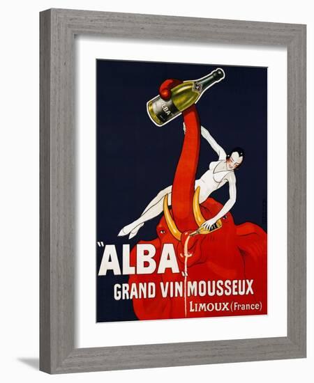 Alba Grand Vin Mousseux, ca. 1928-Andre-Framed Art Print